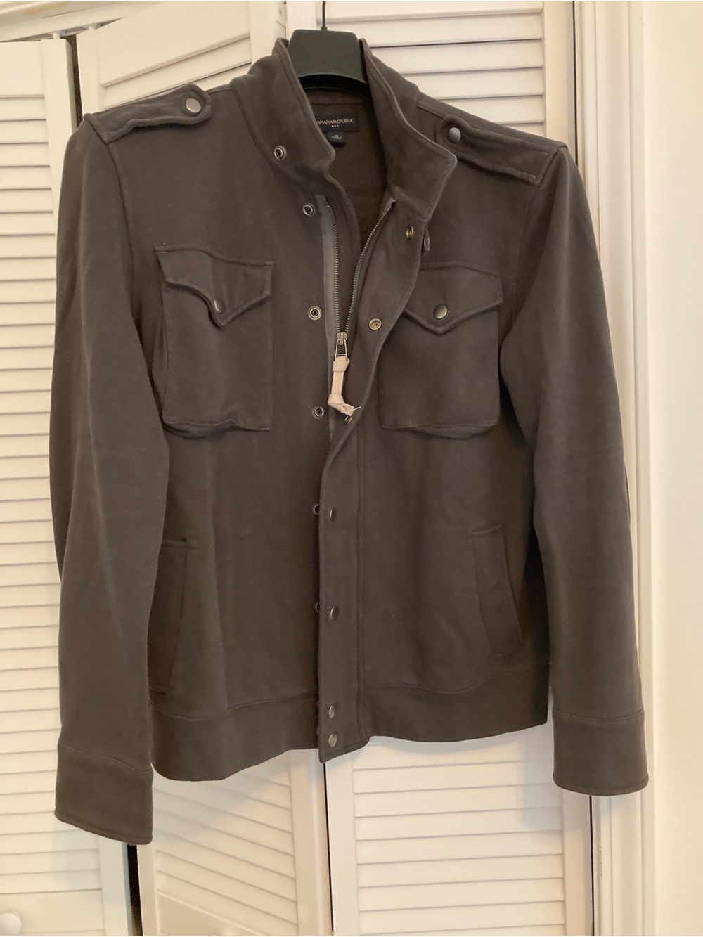 Banana Republic Men's Charcoal Sweater/Jacket